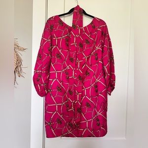 Brit Ryan Silk pink horse dress. Size 10